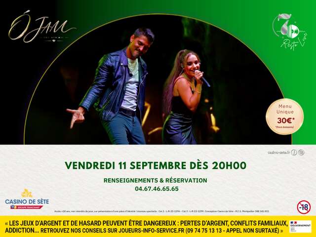 SOIREE RESTO LIVE AVEC LE DUO "Ó JAM" AVEC SARAH & PIERRE
