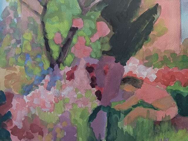 EXPOSITION - « FLEURS ET JARDINS » - COLETTE RICHARME