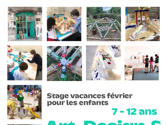 STAGE ENFANTS : ART, DESIGN & ARCHITECTURE – GÉOMÉTRIE DANS L’ESPACE