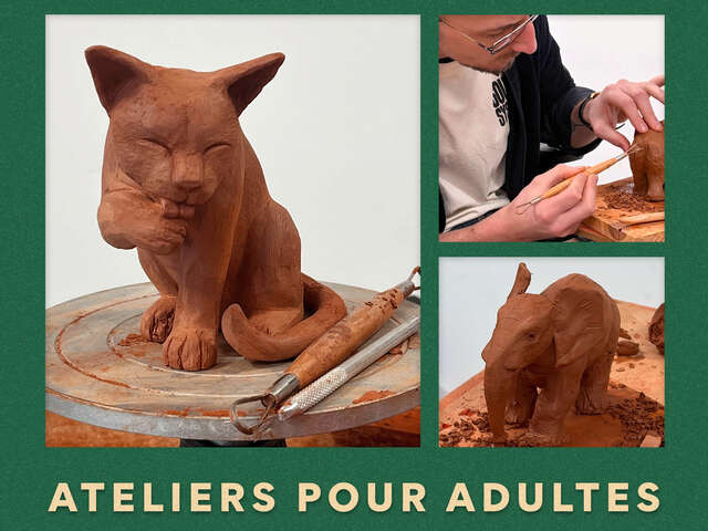 STAGE ADULTES- ANIMAUX D'ARGILE