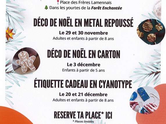 Déco de noël en carton