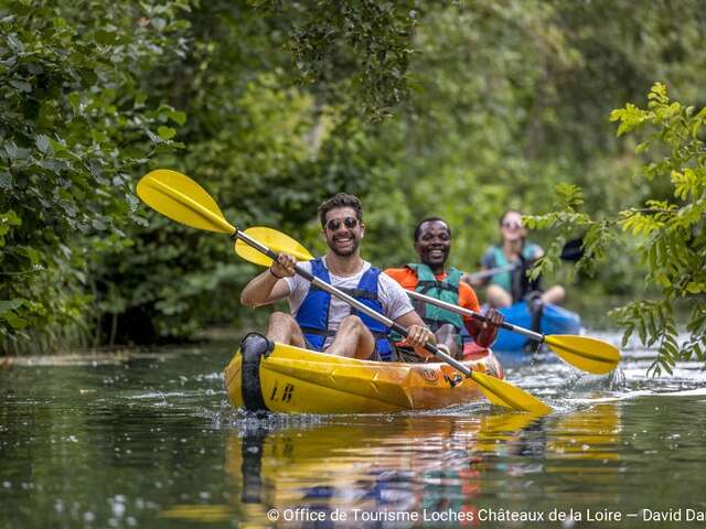 Promenade en canoë et paddle