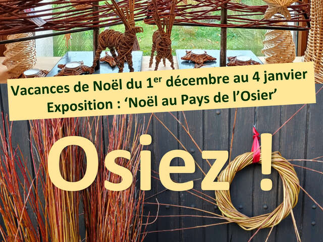 OSIEZ ! Visite et atelier osier créatif à partir de 3 ans