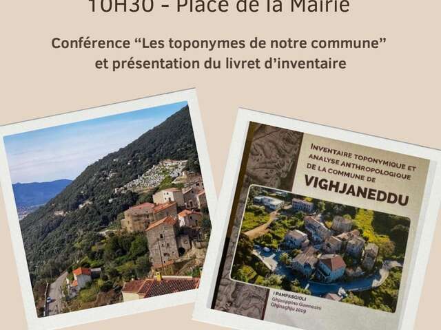 Conférence "Les toponymes de notre commune"