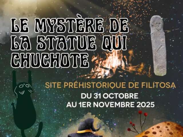 Halloween à Filitosa "Le Mystère de la Statue qui Chuchote" (de 3 à 5 ans)