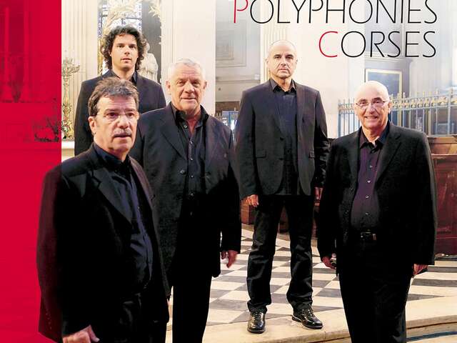 Jean Paul Poletti et le choeur d'hommes en concert