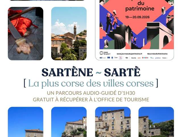 JOURNÉES DU PATRIMOINE : VISITE DE SARTÈNE