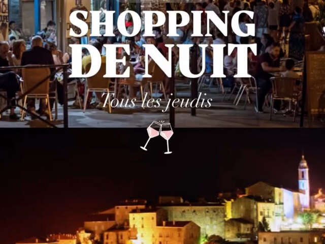 SHOPPING DE NUIT A SARTENE