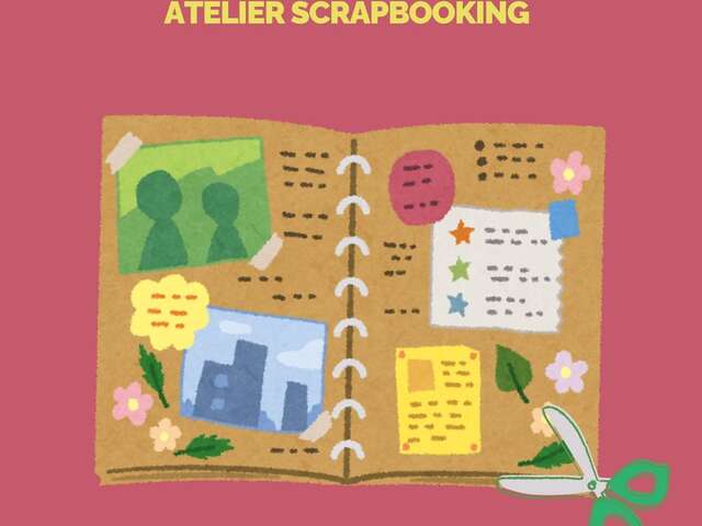 Atelier scrapbooking à la Médiathèque de Petreto-Bicchisano