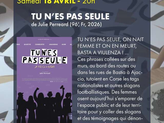 Ciné-village à Sollacaro : Projection du film "Tu n'es pas seule"