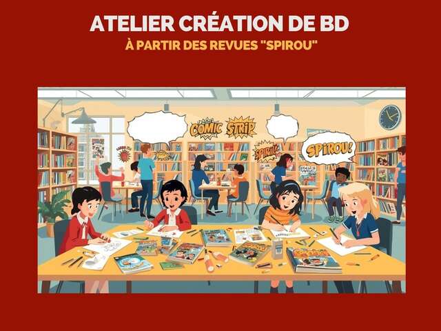 Atelier Création de BD à la Médiathèque de Petreto-Bicchisano