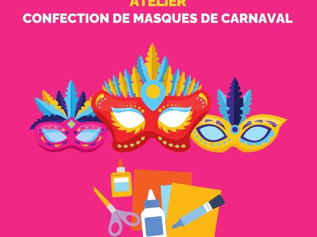 Atelier : Confection de Masques de Carnaval à la Médiathèque de Petreto-Bicchisano