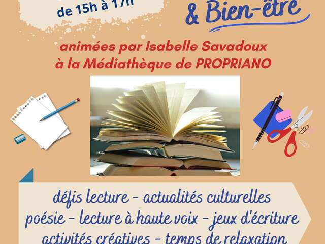 LES PAUSES CULTURE ET BIEN-ETRE