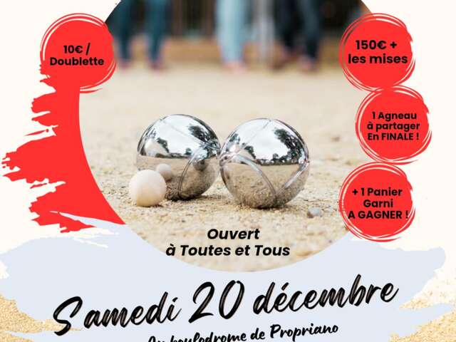 Concours de Noël – Pétanque à Propriano