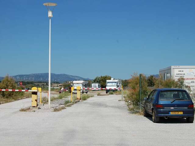 Aire Camping-car - Mouret - Leucate Plage
