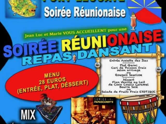 Soirée Réunionnaise à La Barque du Portofino