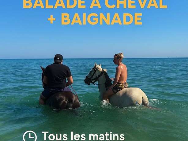 Balade à cheval + baignade au Ranch Desperado