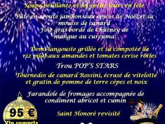 Noël et Réveillon de la St Sylvestre - Pop's stars