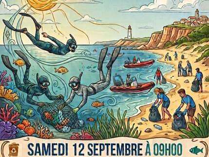 Action nettoyage plage et mer