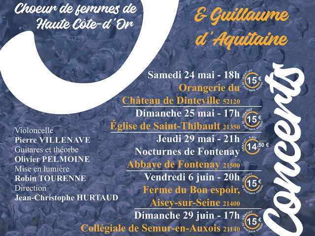 Concert "Les trois éléments" à Fontenay