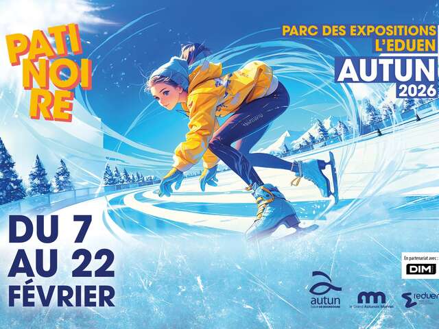 La patinoire éphémère d’Autun