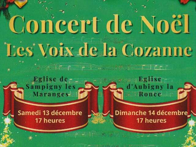 Concerts de Noël par la chorale de Nolay "Les Voix de la Cozanne"