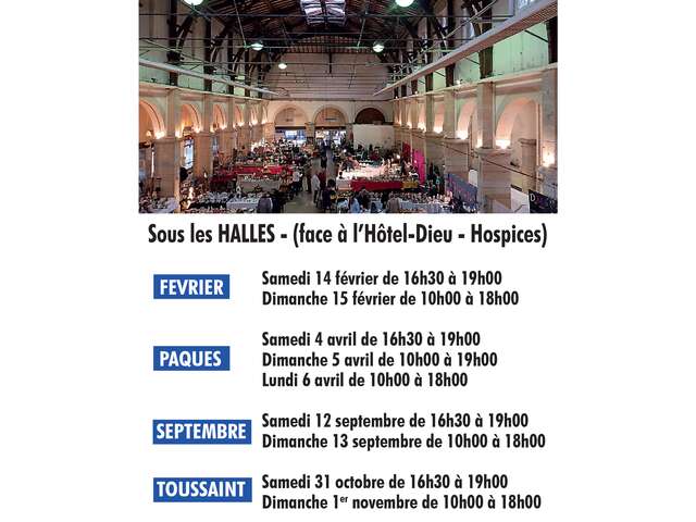 ANTIQUITÉS - BROCANTE DES HALLES DE BEAUNE