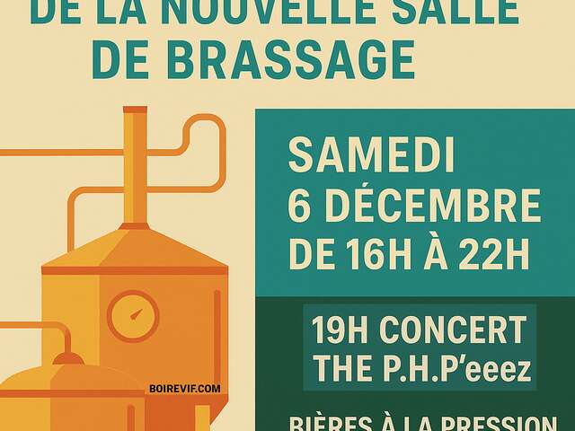 Visite et concert à la brasserie ViF