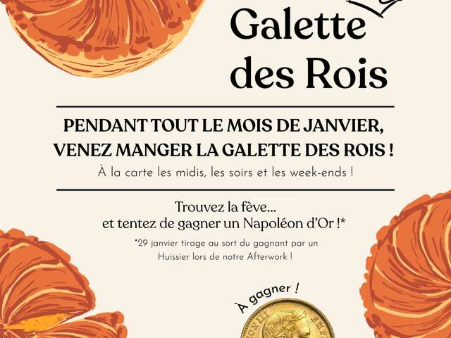 La Galette des Rois au restaurant Monaka !