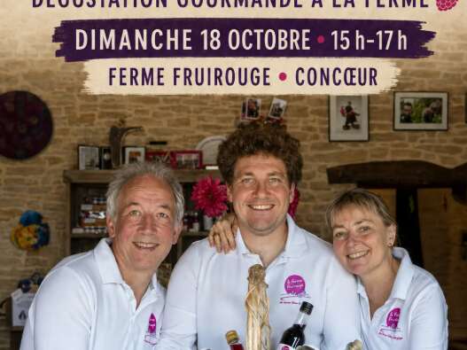 Vignobles en Scène à la Ferme Fruirouge© : Le cassis dans tous ses états, dégustation gourmande à la ferme