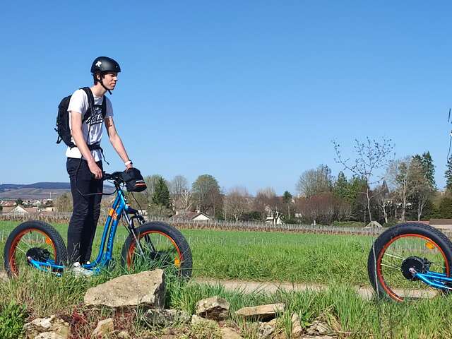 ACTIVE TOURS - Balade en E-Trott dans le vignoble : 2 heures