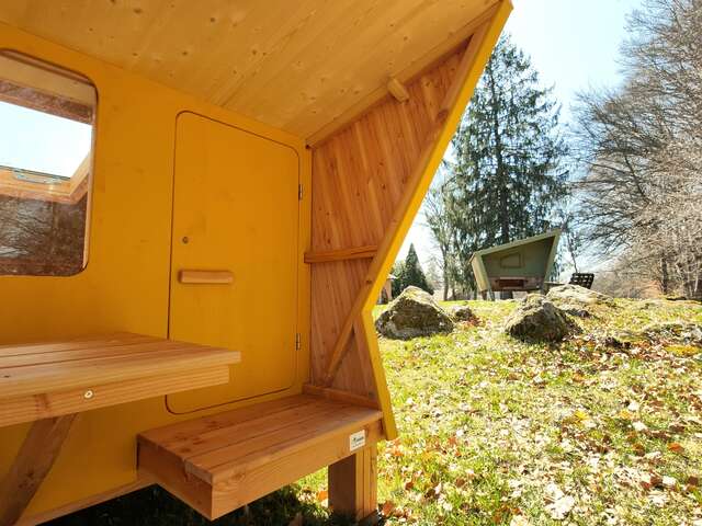 Location Cabane étape Jaune au Lac des Settons Morvan - ACTIVITAL