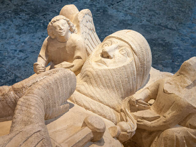 Les Gisants à l'Eglise d'Anost