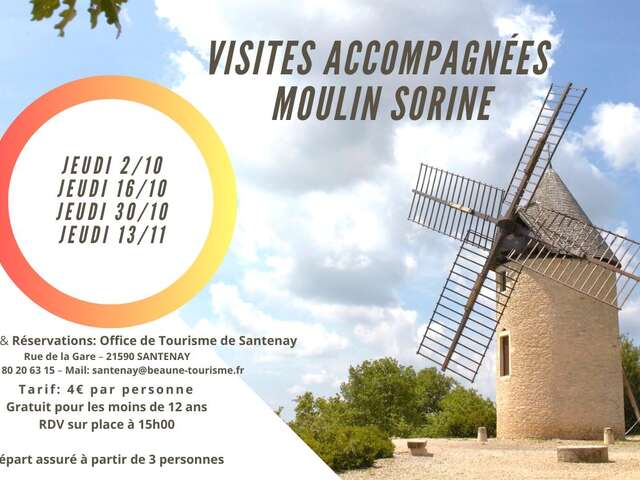 Visites accompagnées du Moulin Sorine