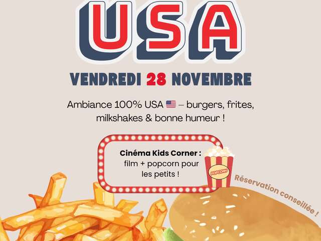 Soirée USA au Restaurant Monaka