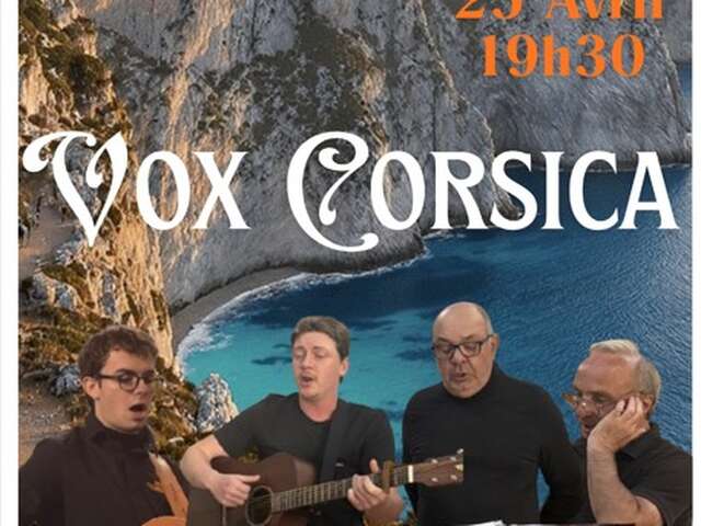 Concert VOX CORSICA - Samedi 25 avril 2026