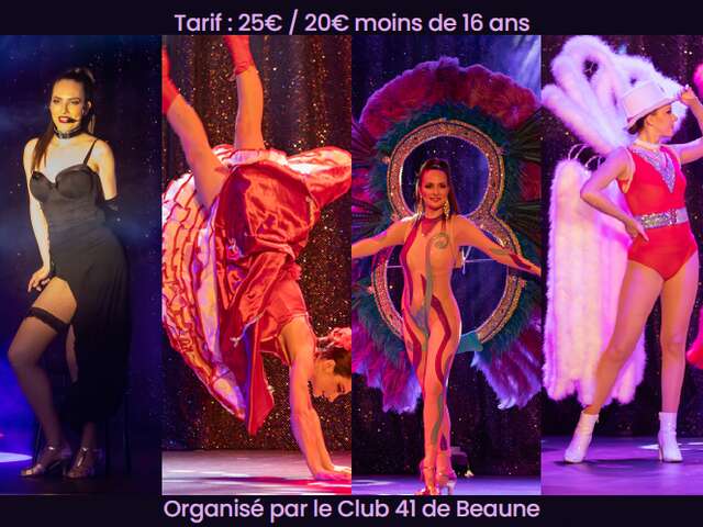 Cabaret Les Scarline's - soirée caritative au Théâtre de Beaune : Ensemble pour les enfants malades