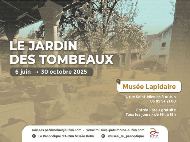 Exposition au musée lapidaire : le jardin des tombeaux