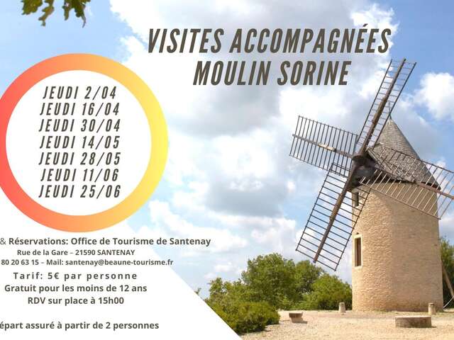 Visites accompagnées du Moulin Sorine