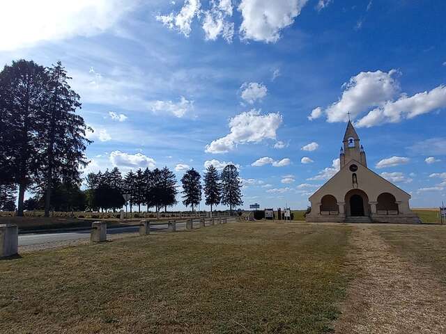 Chapelle-Mémorial du Chemin des Dames, Nécropole nationale française et Cimetière militaire allemand de Cerny-en-Laonnois