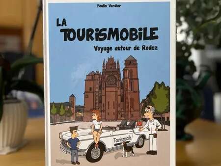 Dédicace : Paulin Verdier présente sa BD "Tourismobile, voyage au coeur de Rodez".