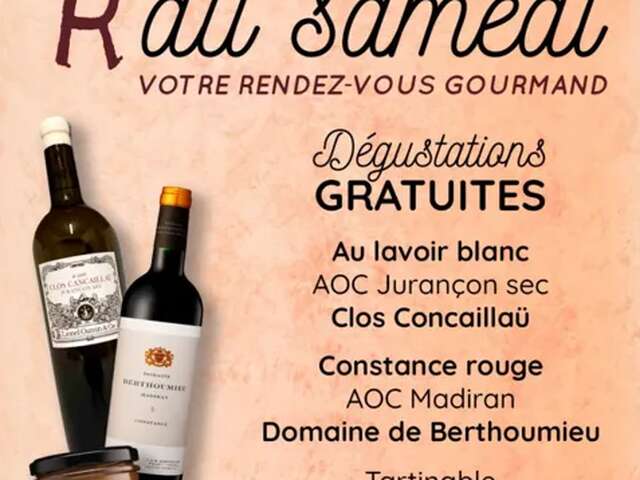 Les dégustations du samedi 19-04