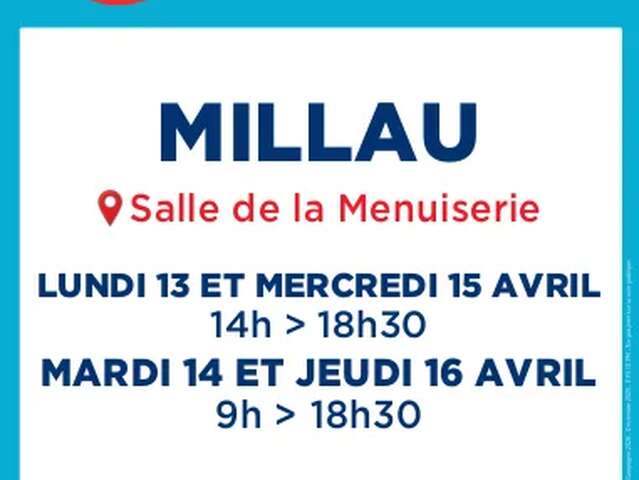 Don du sang 2026 à Millau