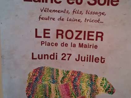 Marché laine et soie