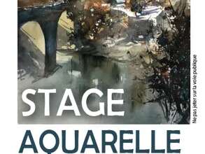Stage aquarelle animé par Gilles COUTAL, peintre naturaliste, aquarelliste - Vieux Moulin