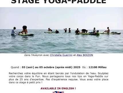 Stage yoga paddle