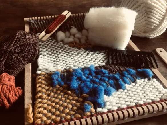 Visite/atelier à 4 mains (4-6 ans) : "Initiation au tissage".
