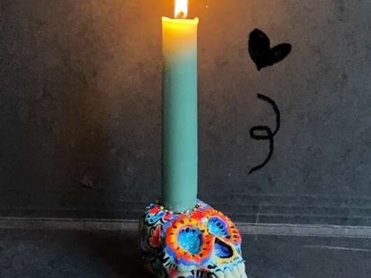 Visite/atelier : "Spécial Halloween : bougeoir Día de los muertos".