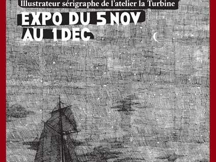 Exposition de Victor Noir sous son scalp - librairie Syllabes