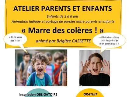 Atelier Parents - Enfants " Marre des Colères ! " - Collectif Parentalité